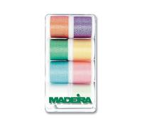 Madeira 8010 Opal - Caja de Hilos de Costura (8 bobinas de 200 m)