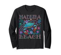 MADEIRA BEACH FLORIDA BLUE CRAB VERANO PLAYA REGALOS DE VACACIONES Manga Larga