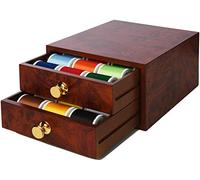 Madeira Hilo de bordado y costura, exclusivo cajonera de 30 hilos de polineón, 1000 m, hilo de poliéster para máquinas de coser, bordado a máquina, ideal para máquinas de bordar y proyectos de edredón