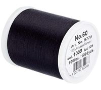 MADEIRA Hilo de Coser, 100% poliéster, Negro, Lauflänge: 1000 m