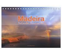 Madeira, Insel zwischen Himmel und Meer (Tischkalender 2026 DIN A5 quer), CALVENDO Monatskalender: Bilder von der Insel Madeira