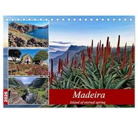 Madeira island of eternal spring (Desk Calendar 2026 DIN A5 landscape), CALVENDO 12 Month DeskCalendar: The enchanting flower island in the Atlantic