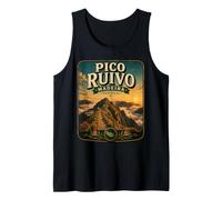 Madeira, Portugal, Pico Ruivo, Viajes Vintage a Las Islas del Atlántico Camiseta sin Mangas