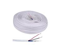 Madeja Cable Vídeo 100M Con RG59 CCTV + 2 Cables Alimentación para Cámaras