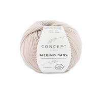 Madeja de lana KATIA-MERINO Bebé-Beige-FB-27