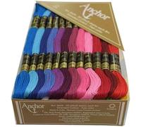 Madejas de hilo trenzado de algodón, colores arcoíris, kit de hilos de punto de cruz, manualidades para pulseras, hilo dental, anillos de pelo, 50 esquíes, 2 tonos cada uno de 25 tonos, 8 m