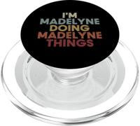 Madelyne Name Madelyne Personalized Name First Given PopSockets PopGrip para MagSafe