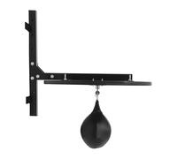 Madelynn Plataforma Speedbag 60 × 60 cm, altura ajustable Speedball Plataforma Set, montaje en pared Speed Bag Plataforma Kit con bomba y aguja de inflado, para entrenamiento de boxeo Fitness