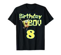 Mademark x SpongeBob SquarePants - Bob Esponja SquarePants Cumpleaños Niño 8 Camiseta