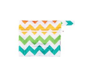 Mademoiselle Culotte - Bolsa Impermeable para Bragas Menstruales - Antifugas y Antiolores - Pack de 5 Unidades - Diseño Zig-zag