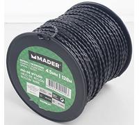 Mader Garden Tools Hilo Nylon, Espiral, 4.5mm, 128m, 0444, Negro