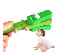 Madera Castanet Clapper Juguete musical de madera | Animales de dibujos