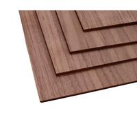 Madera contrachapada de nogal americano de alta calidad de 5 mm, perfecta para proyectos láser, CNC y manualidades, 5 mm de grosor para máxima estabilidad, chapa de cuchillo elegante para resultados