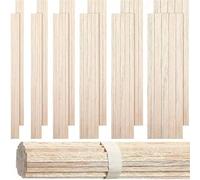 Madera De Balsa 130 Uds. Tira De Madera Cuadrada, Modelo De Garrote, Accesorios De Construcción, Palo