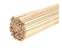 Madera De Balsa Palo Cuadrado De Madera for Hacer Accesorios De Construcción, Modelo De Garrote, 20-50 Uds.(5x5x300mm 20pcs)