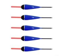 Madera de balsa para bobinas de pesca, paquete de 5 para métodos de pesca tradicionales y modernos, flotadores deslizantes ligeros con flotabilidad equilibrada de 2 g a 5 g (3 g)