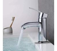 Madera de maricón de cocina cromada de latón para la batería montada en la cubierta de baño de la cubierta del fregadero de la cascada caliente y fría para la decoración moderna de la cocina y el baño