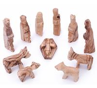 Madera de olivo de Belén infantil 3 pulgadas - 12 piezas Set por Zuluf