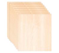 Madera de tilo, 10 hojas de madera contrachapada con superficie lisa for grabado y corte láser, modelos arquitectónicos, tinción(0.2x5x10cm)