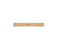 Madera gobernante MR 719500000 50 cm inserto de metal Haya