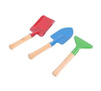 Madera Juego de Herramientas de Jardinería Infantil de Hierro | Fácil de Sujetar y Operar, Mango de Madera, para Jardín y Exterior, Fomenta Comunicación entre Padres E Hijos