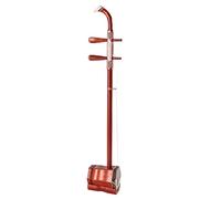 Madera Maciza Erhu, Mango De Madera Marrón Erhu Con Estuche De Piano Y Arco 2 Instrumentos De Cuerda