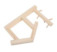 Madera Marco Decorativo Estilo Granja para Interruptor y Enchufe | Forma de Casa, Bordes Suaves Pulidos a Mano, Gancho para Llaves, Adecuado para Oficina y Dormitorio