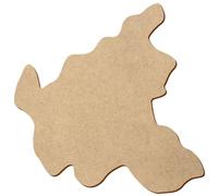 Madera MDF de Hamburgo - Tamaño 5 - 50 cm, individualmente o en paquetes de 10, 25, 50 y 100 unidades. Para manualidades y pintar. Paquete con: 1 pieza, altura: 11 cm de alto