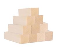 Madera para Tallar, 10 piezas Juego de Bloques de maderas, 3,8x3,8x15cm Juego de Tallas de Corcho, Bloques de maderas para Manualidades, para Tallado a Mano, Creación Artística