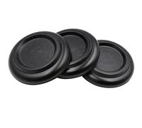 Madera Piano Caster Cups, Grand Piano Caster Pads, Piano Pierna Pad Tamaño 5.0 x 4,0 x 3.0 Pulgadas (Juego de 3)