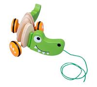 Madera Pull Toys - Wood, 11.42x4.72x3.94in Puppy Pull-Along Toy | Walking Developmental String Toy, Educational Kids PullToy For Boys, preescolar, Playtime, Motor Skill Building
