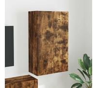 Madera Resistente Moderno Montaje en Pared Estante Rectangular 59 5 x 31 x | Mueble de TV Montado en la Pared 59,5 x 31 x 100 cm, Gabinete Flotante con Puertas de 90°, Almacenamiento para Sala y