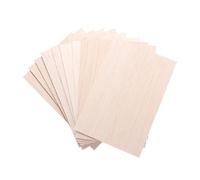 Madera sin terminar para bricolaje, 5-20 hojas de madera de 1-8 mm de grosor, 100/150/200/300 mm de largo, 100/200 mm de ancho, para manualidades, modelismo, aviones, ligeras (100 x 100 x 1 mm, 5