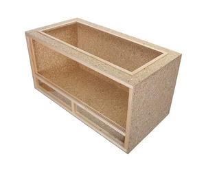 Madera Terrario terrarios para Tortugas 100 x 50 x 50 cm Terrario Madera de OSB - Ventilación Encima