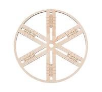 Madera WILK Centering TROOL - Velas Fabricación Wick Holder, Central múltiples Winchs | Flat Round Wicck estabilizador para tarros de Velas de de Soja, hazlo -tú Mismo Suministros de
