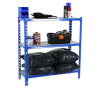 Maderclick Estantería metálica Megaplus (Al x An x Pr: 90 x 120 x 50 cm, Capacidad de carga por balda: 200 kg, Número de baldas: 3 ud., Inserción,...