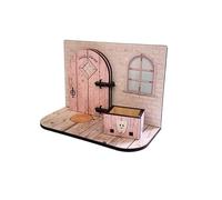 MADERCLIP Puerta mágica Ratoncito Pérez (Rosa)