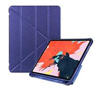 MadeRy Funda para iPad Pro 11 Inch 2020/2018, Ligero Ultra Delgado Protectora Plegable con Soporte de Pencil, Auto Sueño/Estela, Azul