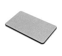 Madesmart Tapete de secado de platos de piedra con base antideslizante, tapete de platos a base de minerales para encimeras de cocina, carbono