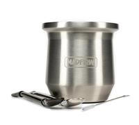 MADFLOW Taza de yerba mate. Taza mate de acero inoxidable con 2 bombas. Un árbol plantado en los Estados Unidos por cada unidad vendida. Calabaza Yerba Mate aislada al vacío de doble pared. Juego
