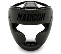 MADGON Casco de Boxeo con Increíble Protección de Impactos - Protector de Cabeza Boxeo Completo - Visión Ideal y Mínima Sudoración - Artes Marciales, MMA, Kick Boxing, Sparring - Incluye Bolsa