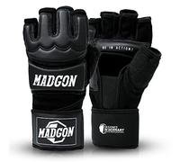 MADGON Guantes MMA Profesionales - Guantes de Boxeo Calidad Profesional y Construcción Duradera - Boxeo, Entrenamiento, Saco de Boxeo, Lucha Libre, Grappling, Artes Marciales - Guantes UFC