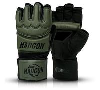 MADGON Guantes MMA Profesionales - Guantes de Boxeo Calidad Profesional y Construcción Duradera - Boxeo, Entrenamiento, Saco de Boxeo, Lucha Libre, Grappling, Artes Marciales - Guantes UFC