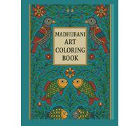 Madhubani art coloring book