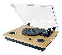 Madison - MAD-RT300SP-MKII - Giradiscos Vintage con Altavoces Integrados (2x8W), Bluetooth, USB, Micro-SD - Acabado Madera
