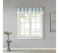 Madison Park Amherst Seda sintética de un Solo Panel con Forro de privacidad para Sala de Estar, Cortinas de Ventana Dormitorio, Tela, Verde, W 50" x L 18" (1 Panels)