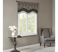 Madison Park Aubrey Jacquard - Perlas de Bolsillo para Ventana
