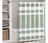 Madison Park Cortina de Ducha Extra Larga con Tejido gofre para baño, 3M Scotchgard, gestión de la Humedad, Cortinas de Ducha Modernas de Calidad de SPA para baño, extralarga, 72 x 84 Pulgadas, Color