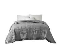 Madison Park Down Alternative Blanket Hypoallergenic 3M Scotchgard Stain Resistant Bedroom Bedding, Oversized Full/Queen, Cambria Charcoal
