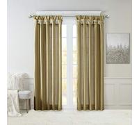 Madison Park Emilia Twist Tab - Cortina de Ventana (Bronce, 84 Pulgadas)